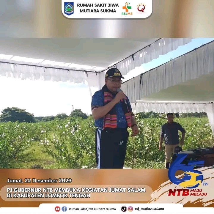 PJ GUBERNUR NTB MEMBUKA KEGIATAN JUMAT SALAM DI KABUPATEN LOMBOK TENGAH